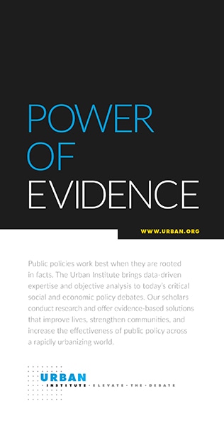 Urban Institute General Brochure Cover