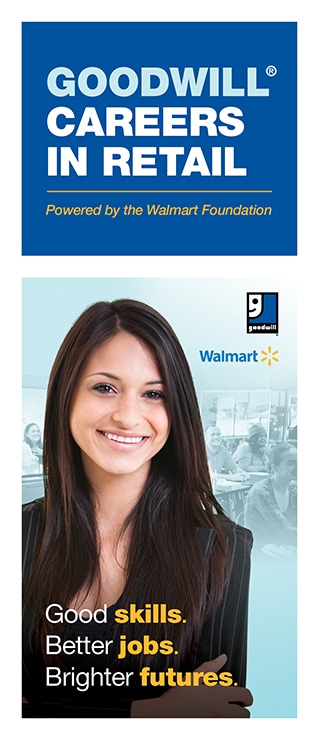 Goodwill Careers in Retail Employee Brochure Cover